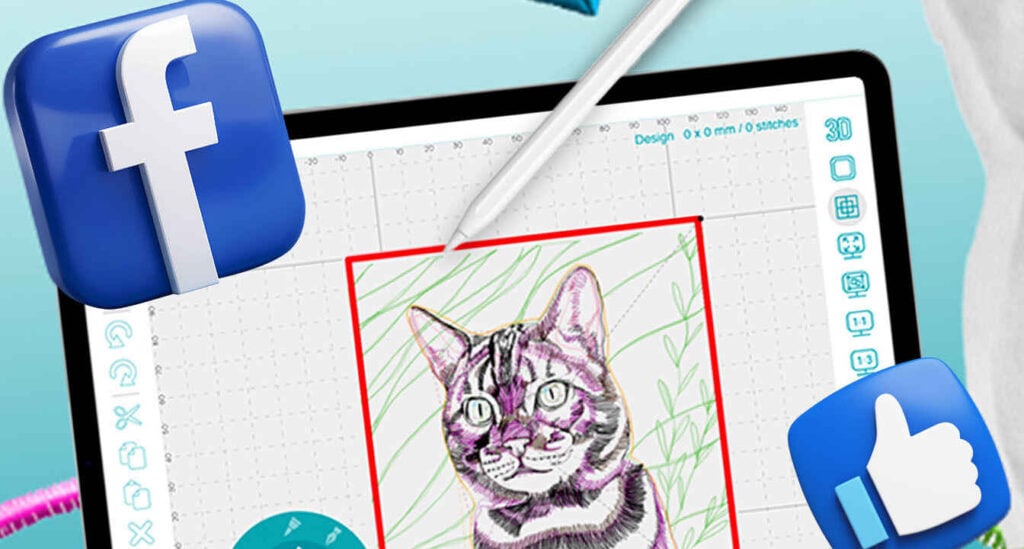 Design-Doodler-Facebook-group Design Doodler Facebook group image with embroidery supplies