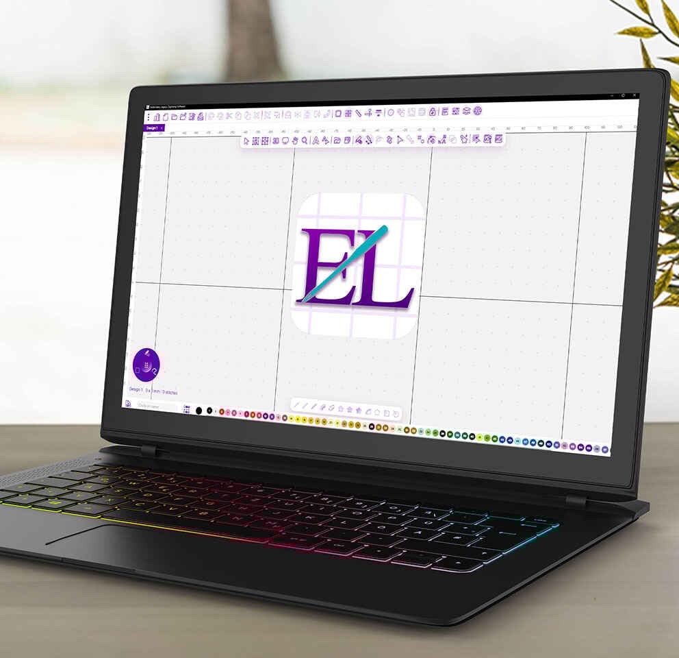 Embroidery-Legacy-embroidery-software Embroidery Legacy embroidery software on computer screen