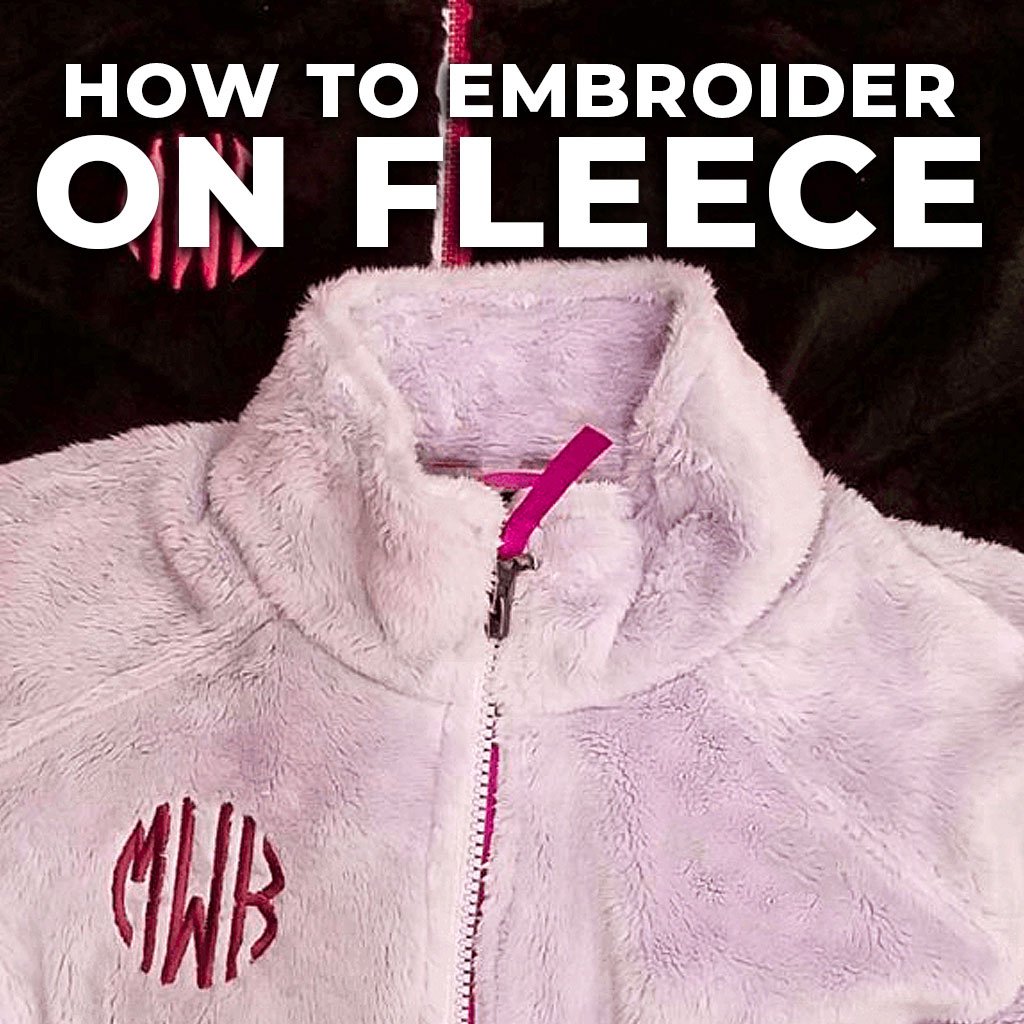 How To Embroider Fleece with Easy Steps for Beginners fleece blanket floral embroider on fleece