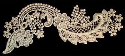 Embroidery Design: Vintage Lace Edition 6 Vol.5 AINL68A 8.30"w X 3.92"h