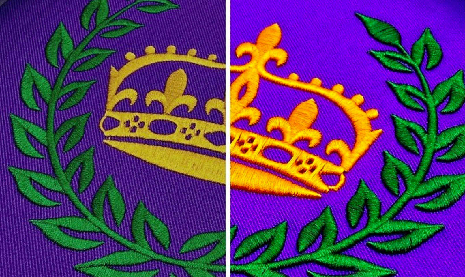 Puff-Stuff-crown-design-desktop Puff stuff used with crown emrboidery design