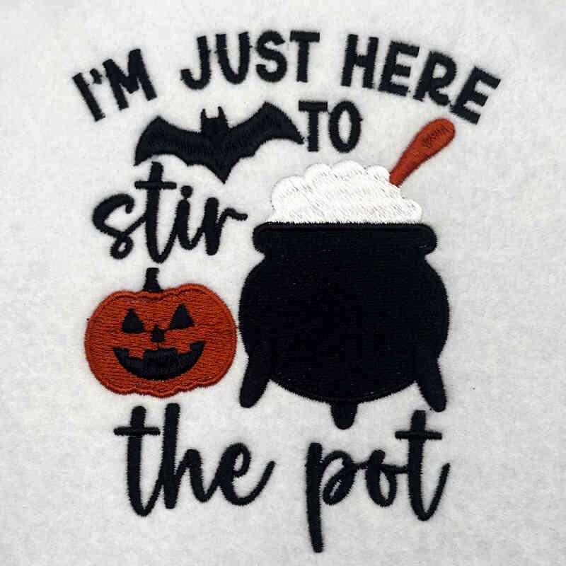 just her to stir embroidery design