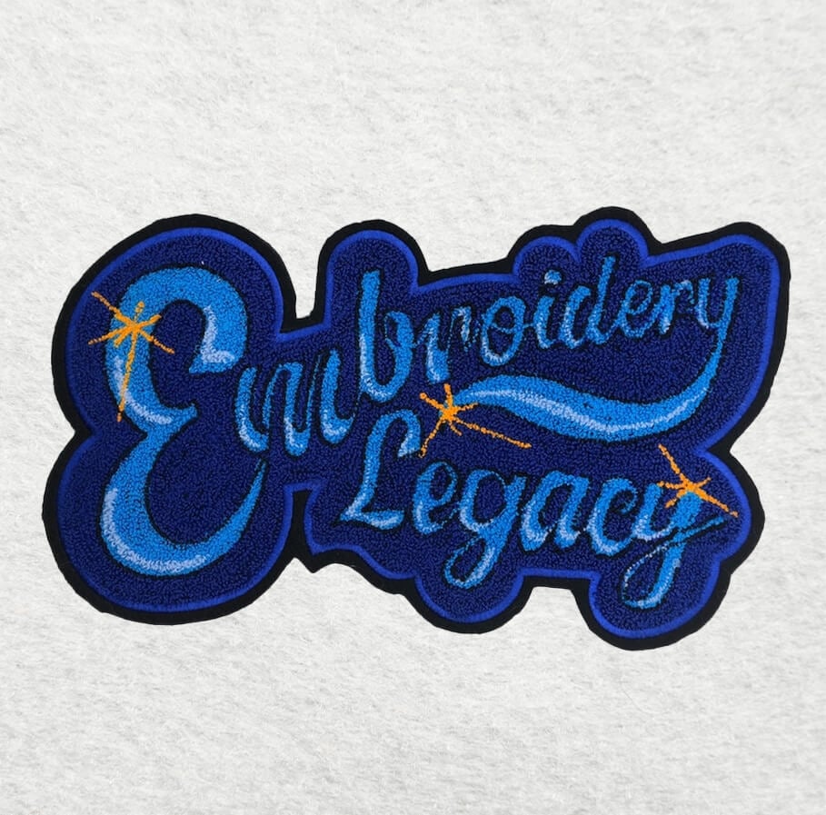 embroidery legacy chenille