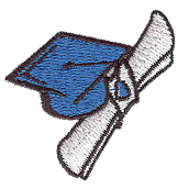Artboard-94 Graduation cap embroidery design