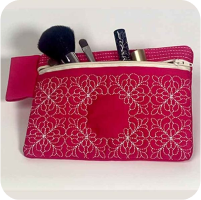 fun_14 In the hoop quilted zipper bag Fun Effects course stitch out