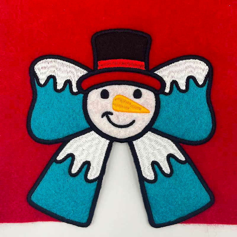 Snowman Side Seam Bow