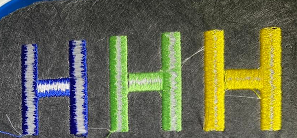 bobbin thread showing on top of embroidery